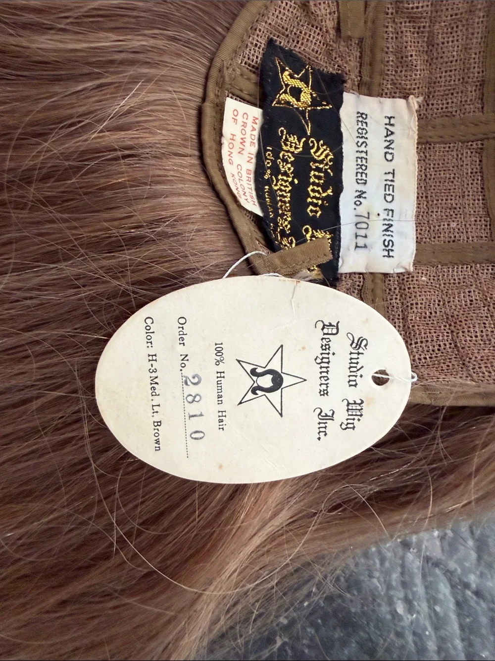 Vintage studio wig desighn inc light brown